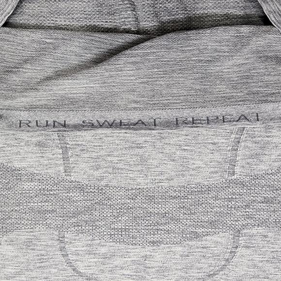 Lululemon Swiftly Tech Racerback Tank Heathered Slate Womens 10 Gray Running - Picture 3 of 8